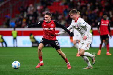 LEVERKUSEN, ALMANY - 23 Kasım 2024: Florian Wirtz, Bundesliga, maç 11. Bayer Leverkusen 1 'e karşı. FC Heidenheim Bayarena 'da