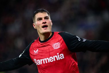 LEVERKUSEN, GERMANY - 26 Kasım 2024: Patrik Schick, UEFA Şampiyonlar Ligi FC Bayer 04 Leverkusen-Red Bull Salzburg maçı Bayena 'da