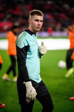 EINDHOVEN, NETHERLANDS - 27 Kasım 2024: Kiril Fesiun, PSV - FC Shakhtar Donetsk arasındaki UEFA Şampiyonlar Ligi maçı Philips Arena