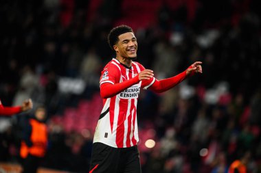 EINDHOVEN, NETHERLANDS - 27 Kasım 2024: Malik Tillman, PSV - FC Shakhtar Donetsk arasında oynanan UEFA Şampiyonlar Ligi maçı
