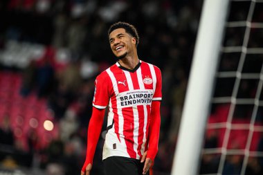 EINDHOVEN, NETHERLANDS - 27 Kasım 2024: Malik Tillman, PSV - FC Shakhtar Donetsk arasında oynanan UEFA Şampiyonlar Ligi maçı