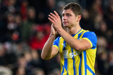 EINDHOVEN, NETHERLANDS - 27 Kasım 2024: Valeriy Bondar, PSV - FC Shakhtar Donetsk arasındaki UEFA Şampiyonlar Ligi maçı Philips Arena 'da