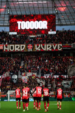 LEVERKUSEN, GERMANY - 7 Aralık 2024: FJonathan Tah, Granit Xhaka, Alex Grimaldo, Edmond Tapsoba, Bundesliga, Bayer Leverkusen-FC St. Pauli maçı Bayena 'da