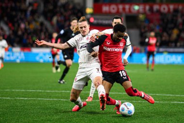 LEVERKUSEN, GERMANY - 7 Aralık 2024: Nathan Tella, Bundesliga, Bayer Leverkusen-FC St. Pauli maçı