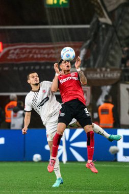 LEVERKUSEN, GERMANY - 7 Aralık 2024: Piero Hincapie, Bundesliga, Bayer Leverkusen-FC St. Pauli maçı Bayena 'da