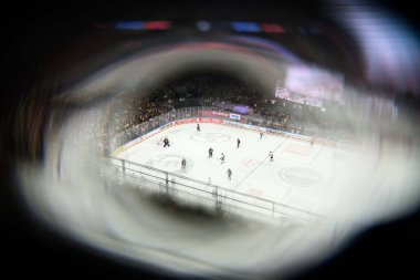 COLOGNE, ALMANY - 7 HAZİRAN, 2025 buz hokeyi maçı DeL Koelner Haie - Eisbaeren Berlin LANXESS ARENA 'da. Sadece yazı işleri için. Satmak veya dağıtmak yasaktır.