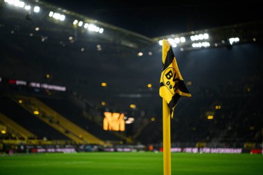 DORTMUND, GERMANY - 10 HAZİRAN, 2025: + + - Borussia Dortmund, Bayer 04 Leverkusen 'e karşı Signal Iduna Park' ta oynanan futbol maçı