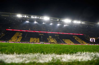 DORTMUND, GERMANY - 10 HAZİRAN, 2025: + + - Borussia Dortmund, Bayer 04 Leverkusen 'e karşı Signal Iduna Park' ta oynanan futbol maçı