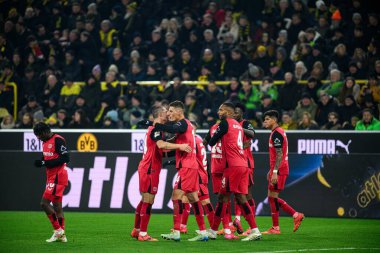 DORTMUND, GERMANY - 10 HAZİRAN 2025: Patrik Schick - Borussia Dortmund, Bayer 04 Leverkusen 'e karşı Signal Iduna Park' ta oynanan futbol maçı