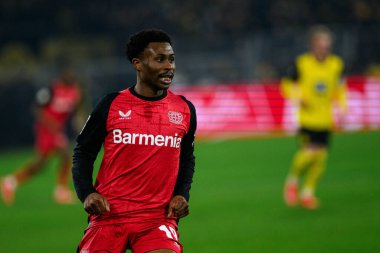 DORTMUND, GERMANY - 10 HAZİRAN 2025: Nathan Tella - Borussia Dortmund, Bayer 04 Leverkusen 'e karşı Signal Iduna Park' ta oynanan futbol maçı