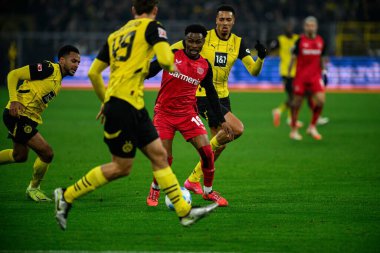 DORTMUND, GERMANY - 10 HAZİRAN 2025: Nathan Tella - Borussia Dortmund, Bayer 04 Leverkusen 'e karşı Signal Iduna Park' ta oynanan futbol maçı