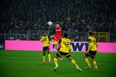 DORTMUND, GERMANY - 10 HAZİRAN 2025: Patrik Schick - Borussia Dortmund, Bayer 04 Leverkusen 'e karşı Signal Iduna Park' ta oynanan futbol maçı