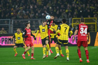 DORTMUND, GERMANY - 10 HAZİRAN 2025: Martin Terrier - Borussia Dortmund, Bayer 04 Leverkusen 'e karşı Signal Iduna Park' ta oynanan futbol maçı