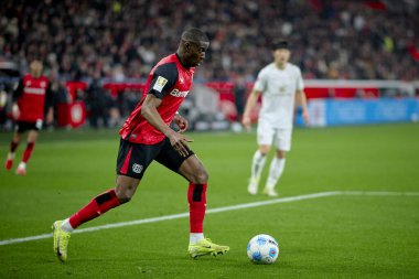 Bundesliga maçı FC Bayer 04 Leverkusen 1 'e karşı. Bayarena 'da FSV Mainz 05. Sadece yazı işleri için. Satmak veya dağıtmak yasaktır.