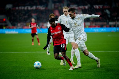 Bundesliga maçı FC Bayer 04 Leverkusen 1 'e karşı. Bayarena 'da FSV Mainz 05. Sadece yazı işleri için. Satmak veya dağıtmak yasaktır.