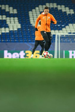 GELSENKIRCHEN, GERMANY - 21 HAZİRAN, 2025: Georgiy Sudakov - FC Shakhtar Donetsk ile Stade Brestois 29 arasında oynanan UEFA Şampiyonlar Ligi maçı.