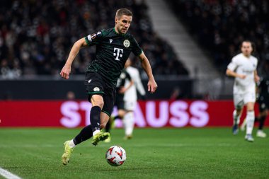 FRANKFURT, GERMANY - 23 HAZİRAN, 2025: Barnabas Varga - SG Eintracht Frankfurt ve Ferencvarosi TC arasında oynanan UEFA Avrupa Ligi futbol karşılaşması Frankfurt Stadyumu 'nda gerçekleşti..