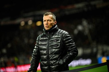 FRANKFURT, GERMANY - 23 HAZİRAN, 2025: Lothar Matthaus - Frankfurt Stadyumu 'nda SG Eintracht Frankfurt ve Ferencvarosi TC arasında oynanan UEFA Avrupa Ligi futbol karşılaşması.