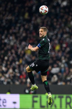 FRANKFURT, GERMANY - 23 HAZİRAN, 2025: Barnabas Varga - SG Eintracht Frankfurt ve Ferencvarosi TC arasında oynanan UEFA Avrupa Ligi futbol karşılaşması Frankfurt Stadyumu 'nda gerçekleşti..