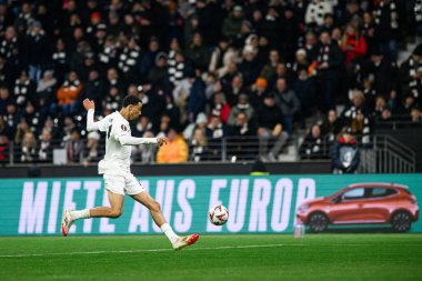 FRANKFURT, GERMANY - 23 HAZİRAN, 2025: Hugo Ekitike - Frankfurt 'taki SG Eintracht Frankfurt ve Ferencvarosi TC arasındaki UEFA Avrupa Ligi maçı.