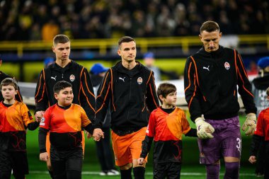DORTMUND, GERMANY - 29 HAZİRAN 2025: Dmytro Kryskiv - UEFA Şampiyonlar Ligi Borussia Dortmund-Shakhtar Donetsk maçı Signal Iduna Park 'ta. Sadece yazı işleri için. Satmak veya dağıtmak yasaktır.