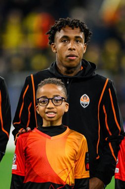 DORTMUND, GERMANY - 29 HAZİRAN 2025: Kevin - UEFA Şampiyonlar Ligi Borussia Dortmund-Shakhtar Donetsk maçı Signal Iduna Park 'ta. Sadece yazı işleri için. Satmak veya dağıtmak yasaktır.