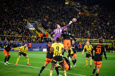 DORTMUND, GERMANY - 29 HAZİRAN 2025: Dmytro Riznyk - UEFA Şampiyonlar Ligi Borussia Dortmund-Shakhtar Donetsk maçı Signal Iduna Park 'ta. Sadece yazı işleri için. Satmak veya dağıtmak yasaktır.