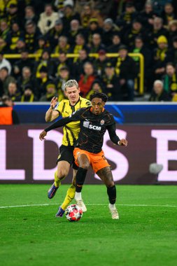 DORTMUND, GERMANY - 29 HAZİRAN 2025: Kevin - UEFA Şampiyonlar Ligi Borussia Dortmund-Shakhtar Donetsk maçı Signal Iduna Park 'ta. Sadece yazı işleri için. Satmak veya dağıtmak yasaktır.