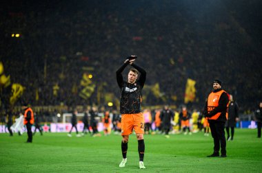 DORTMUND, GERMANY - 29 HAZİRAN 2025: Mykola Matviyenko - UEFA Şampiyonlar Ligi Borussia Dortmund-Shakhtar Donetsk maçı Signal Iduna Park 'ta. Sadece yazı işleri için. Satmak veya dağıtmak yasaktır.