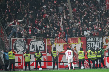 LEVERKUSEN, GERMANY - 5 Şubat 2025: - Bayena 'da Almanya Kupası (DFB Pokal) Bayer 04 Leverkusen 1. FC Koeln' e karşı.