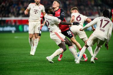 LEVERKUSEN, GERMANY - 15 Şubat 2025: Florian Wirtz, The Bundesliga maçı Bayer 04 Leverkusen 'e karşı Bayern Muenchen Bayarena' da