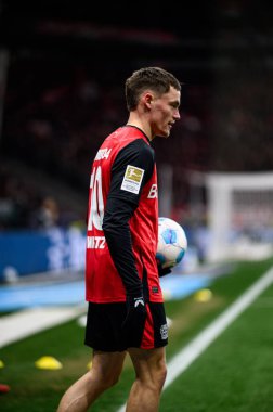 LEVERKUSEN, GERMANY - 15 Şubat 2025: Florian Wirtz, The Bundesliga maçı Bayer 04 Leverkusen 'e karşı Bayern Muenchen Bayarena' da
