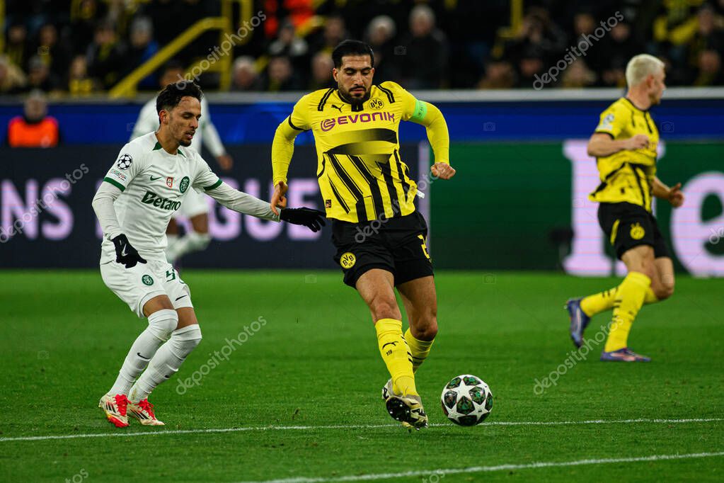 DORTMUND, GERMANY - 19 FEBRUARY, 2025: Emre Can - The match UEFA Champions League Borussia Dortmund vs. Sporting Lisboa at Signal Iduna Park.