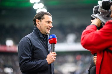 MOENCHENGLADBACH, GERMANY - 22 Şubat 2025: Gerardo Seoane - Bundesliga Borussia Moenchengladbach-FC Augsburg maçı Borussia Park 'ta.