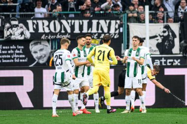 MOENCHENGLADBACH, GERMANY - 22 Şubat 2025: Tobias Sippel - Bundesliga Borussia Moenchengladbach-FC Augsburg maçı Borussia Park 'ta.