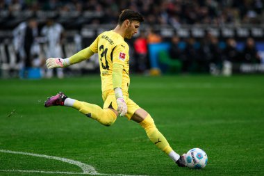MOENCHENGLADBACH, GERMANY - 22 Şubat 2025: Tobias Sippel - Bundesliga Borussia Moenchengladbach-FC Augsburg maçı Borussia Park 'ta.
