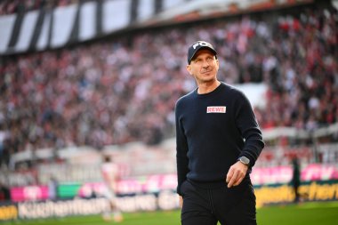 COLOGNE, GERMANY - 23 Şubat 2025: Gerhard Struber - 1.Bundesliga 1.FC Koeln-Fortuna Duesseldorf 1895 Rhein Energie Stadion maçında.