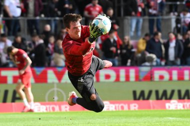 COLOGNE, GERMANY - 23 Şubat 2025: Valgeir Lunddal Fridriksson - 2.Bundesliga 1.FC Koeln-Fortuna Duesseldorf 1895 Rhein Energie Stadion maçında.