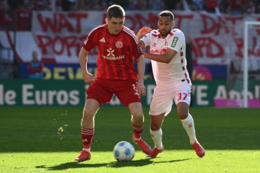 COLOGNE, GERMANY - 23 Şubat 2025: Isak Bergmann Johannesson - 2.Bundesliga 1.FC Koeln-Fortuna Duesseldorf 1895 Rhein Energie Stadyumu 'nda oynanan futbol maçı.