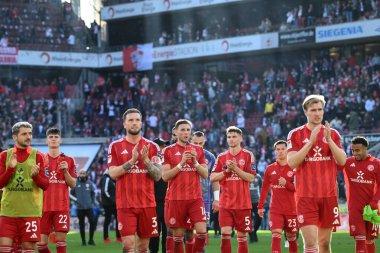 COLOGNE, GERMANY - 23 Şubat 2025: Andre Hoffmann - 1.Bundesliga 1.FC Koeln-Fortuna Duesseldorf 1895 Rhein Energie Stadion maçında.