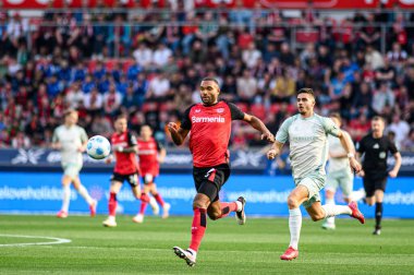 LEVERKUSEN, ALMANY - 8 Mart 2025 Jonathan Tah - Bundesliga, maç 25. Bayer Leverkusen, Bayarena 'da Werder Bremen' e karşı.