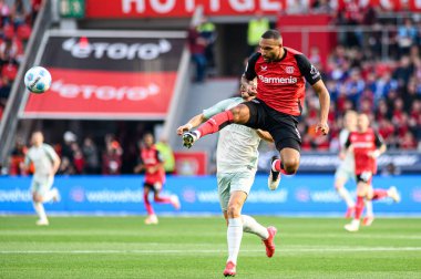 LEVERKUSEN, ALMANY - 8 Mart 2025 Jonathan Tah - Bundesliga, maç 25. Bayer Leverkusen, Bayarena 'da Werder Bremen' e karşı.