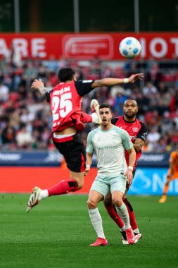 LEVERKUSEN, ALMANY - 8 Mart 2025 Andre Silva - Bundesliga, maç 25. Bayer Leverkusen, Bayarena 'da Werder Bremen' e karşı.