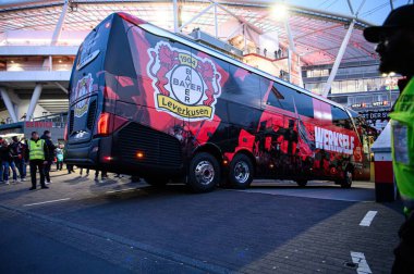 LEVERKUSEN, ALMANY - 28 Mart 2025: Bundesliga, 27. Bayer Leverkusen, Bayarena 'da Bochum' a karşı.