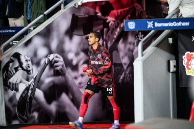 LEVERKUSEN, ALMANY - 28 Mart 2025: Arthur - Bundesliga, 27. Bayer Leverkusen, Bayarena 'da Bochum' a karşı.