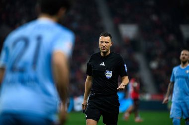 LEVERKUSEN, ALMANY - 28 Mart 2025: Sven Jablonski - Bundesliga, maç 27. Bayer Leverkusen, Bayarena 'da Bochum' a karşı.