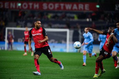 LEVERKUSEN, ALMANY - 28 Mart 2025: Jonathan Tah - Bundesliga, maç 27. Bayer Leverkusen, Bayarena 'da Bochum' a karşı.