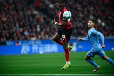 LEVERKUSEN, ALMANY - 28 Mart 2025: Nordi Mukiele - Bundesliga, maç 27. Bayer Leverkusen, Bayarena 'da Bochum' a karşı.