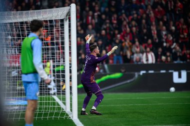 LEVERKUSEN, ALMANY - 28 Mart 2025: Timo Horn - Bundesliga, maç 27. Bayer Leverkusen, Bayarena 'da Bochum' a karşı.