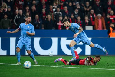 LEVERKUSEN, ALMANY - 28 Mart 2025: Arthur - Bundesliga, 27. Bayer Leverkusen, Bayarena 'da Bochum' a karşı.